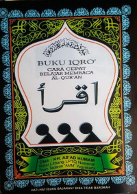 BUKU IQRO CARA CEPAT BELAJAR MEMBACA AL-QUR'AN