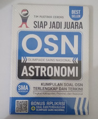 SIAP JADI JUARA OSN ASTRONOMI SMA SEDERAJAT