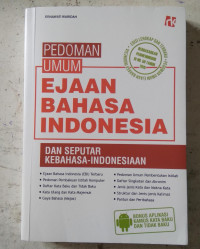 PEDOMAN UMUM EJAAN BAHASA INDONESIA