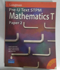 PRE-U TEXT STPM MATHEMATICS T PAPER 2
