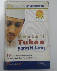 MENCARI TUHAN YANG HILANG