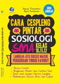 CARA CESPLENG PINTAR SOSIOLOGI SMA KELAS 10,11,12