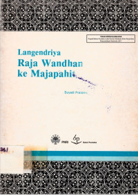EBOOK LANGENDRIYA RAJA WANDHAN KE MAJAPAHIT