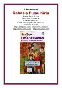 EBOOK LIMA SEKAWAN = RAHASIA DI PULAU KIRRIN
