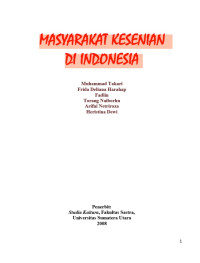 EBOOK MASYARAKAT KESENIAN  DI INDONESIA